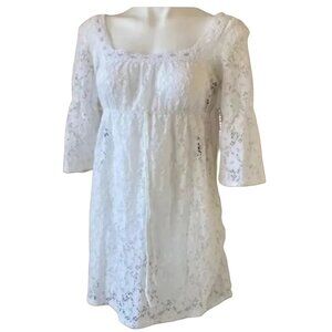 Laundry by Design White Lace Dress • Size Medium • Romantic & Elegant
